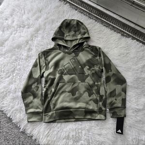 Adidas Boy's Camo Hoodie. Size Small (8). New.